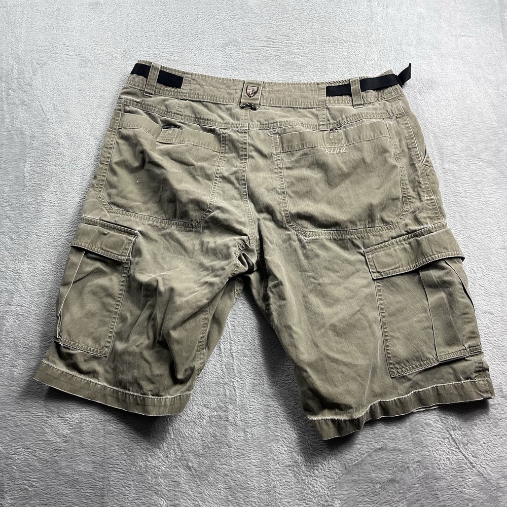 Kuhl Durakuhl Men's Size Large Brown Shorts | Tactical Hiking Camping Adjustable - Picture 9 of 10
